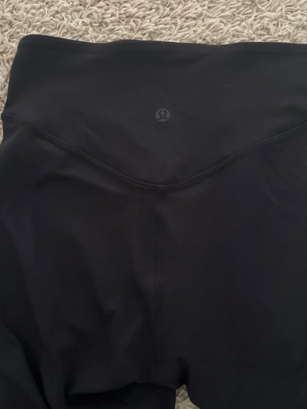 lululemon Black High-Waist Leggings with Matching Sports Bra